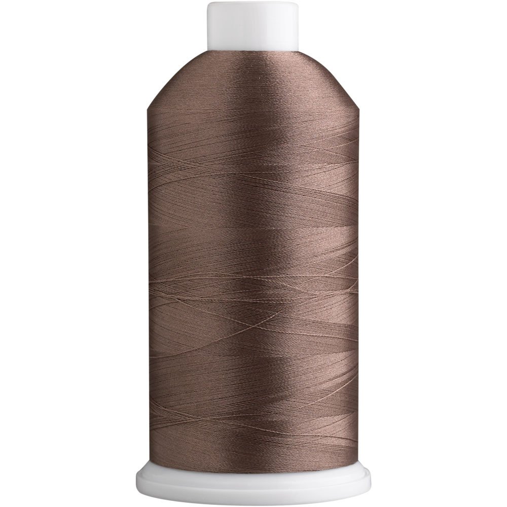Superpunch SuperB Embroidery Thread 40wt, 5000 m Cone, Sepia Grey 873