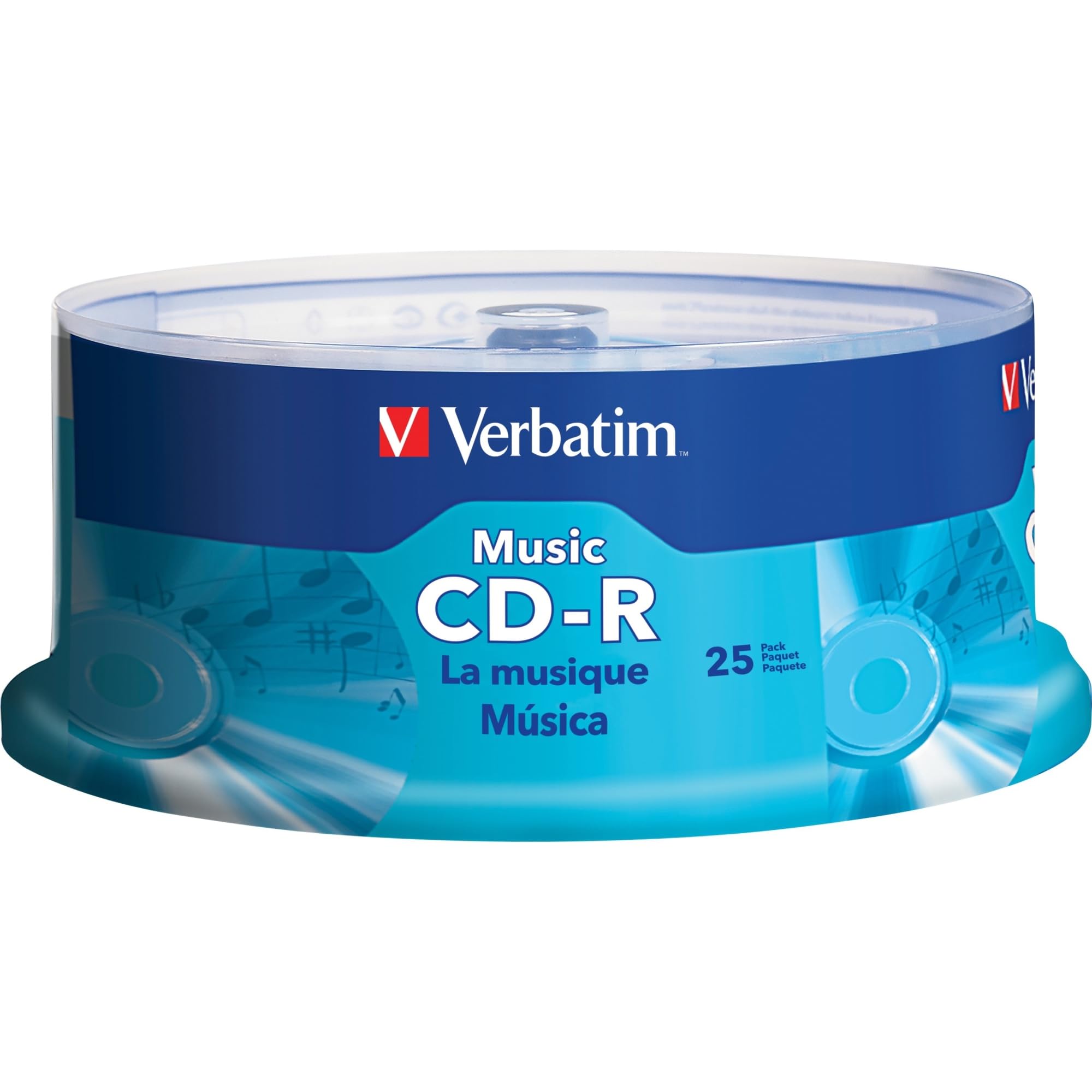 VER96155 - CD-R, 40X, 700MB/80Min, Branded, 25/PK