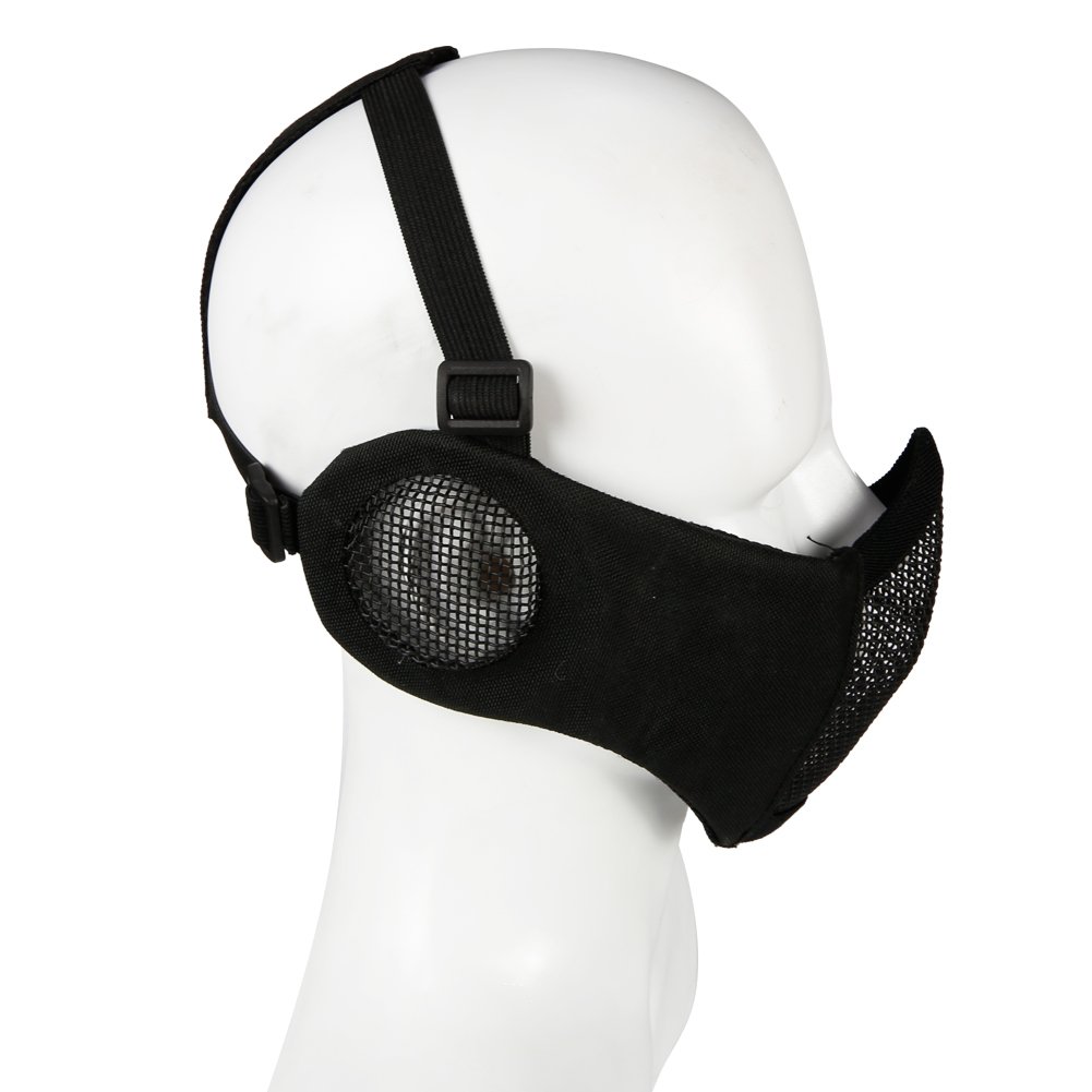 WorldShopping4U - Maschera Protettiva per Naso e Bocca con Copertura per Orecchie