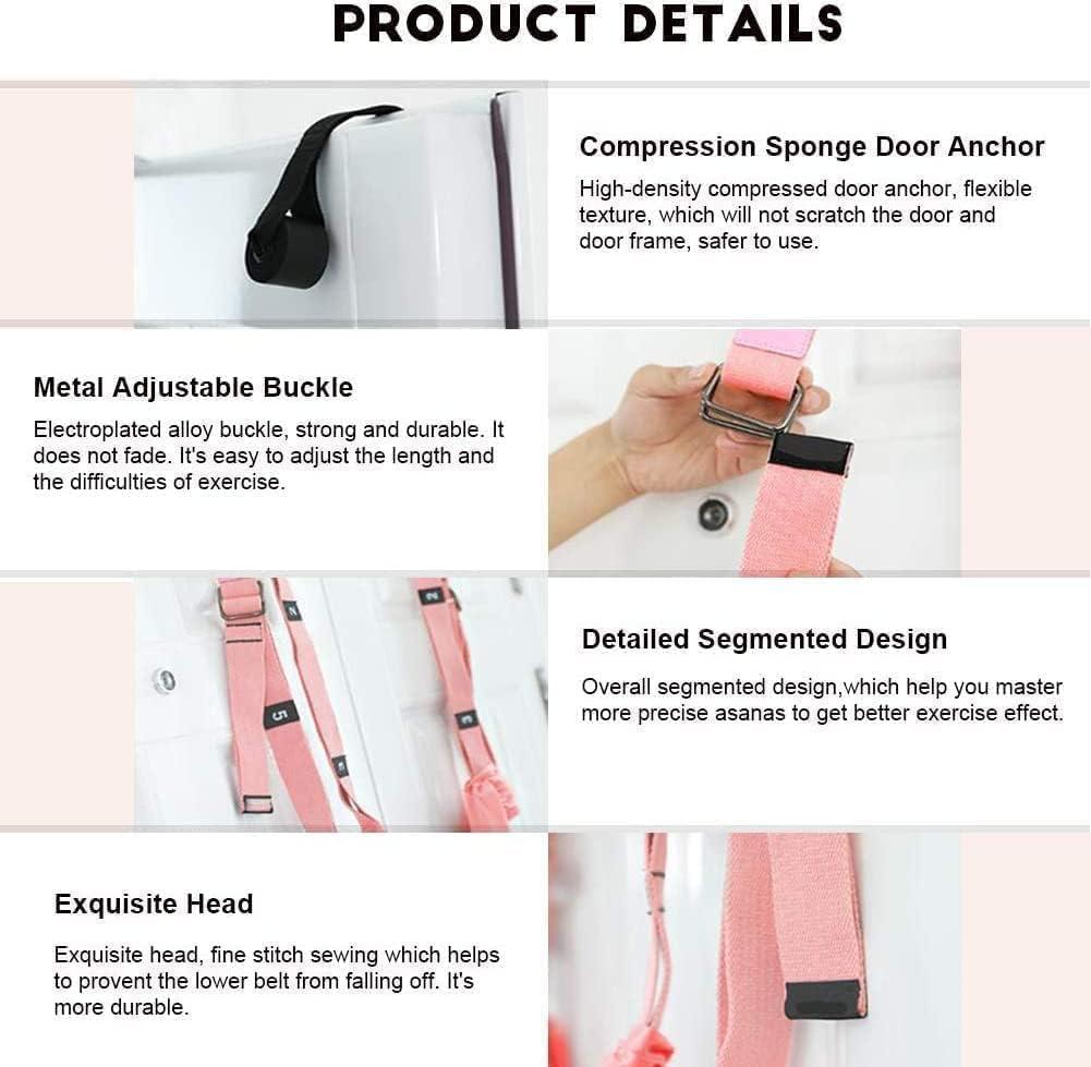 Yoga Fitness Stretching Strap with Cushion - Image 4