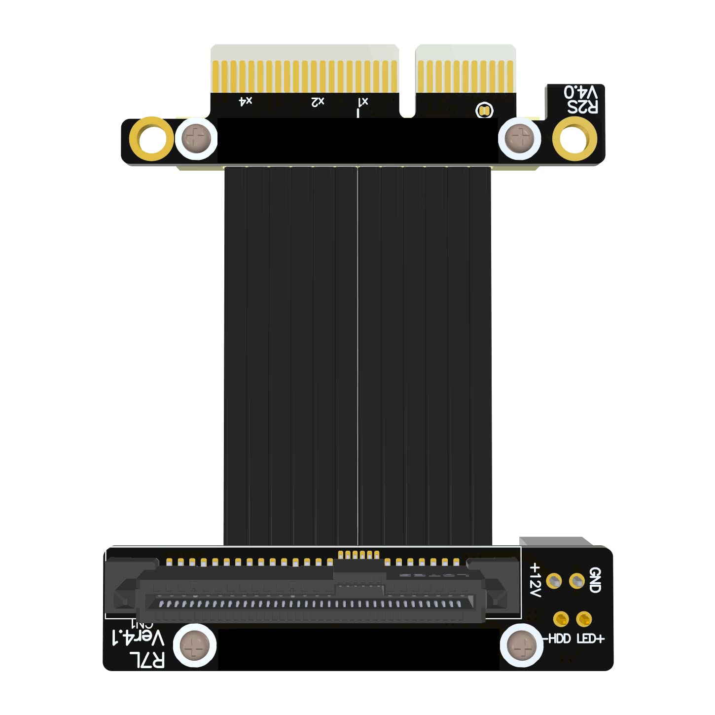 Kabel przedłużający U2 do PCIE 4.0 X1 SFF8639 NVMe do konwertera SSD SFF8639 (40 cm, R27SL-TU 4.0)