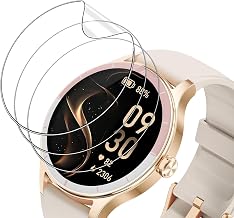 3 Pack Screen Protector for TOOBUR Smart Watch/TOOBUR DR06 1.27 Inch,HD Clear Scratch Resistant Bubble Free Easy Installation，Ultra Thin TPU Full Coverage Flexible Soft Film