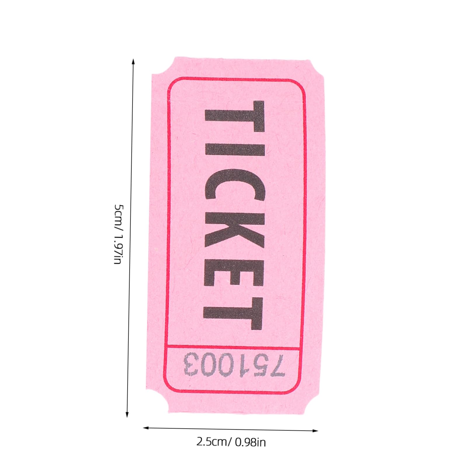 GALPADA Boletos de Rifa para Carnaval Fiestas y Eventos Papel para Sorteo Boletos de Reclamo para Celebraciones Regalos y Festivales Unidades Rollo