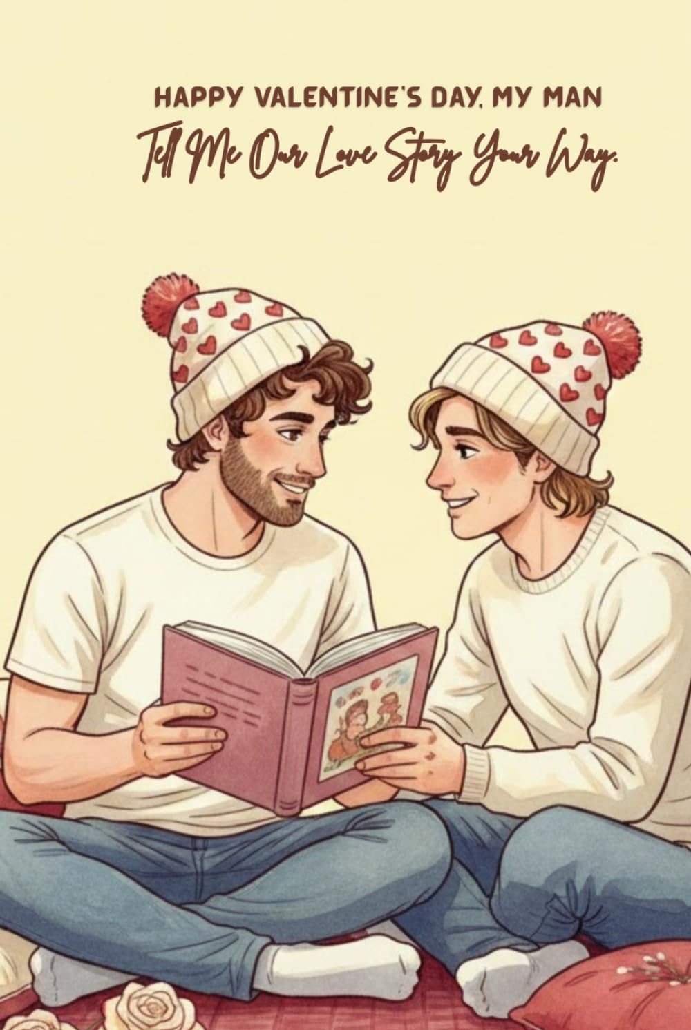 Happy Valentine’s Day, My Man: A Guided Valentine Love Story Journal for Gay Couples
