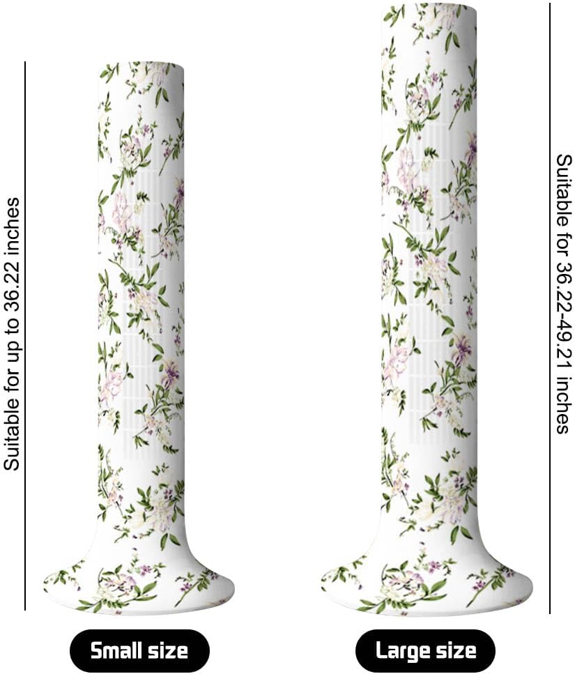 JOONOR Tower Fan Dust Cover - Floral Washable Protective Cover for 36 Inch Stand Fan