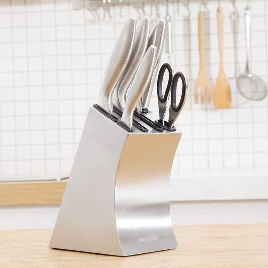 Knife Block Storage Stand Kitchen,Only Selling Cutter Holder,Stainless Steel - Supplies Rack Multi-Function