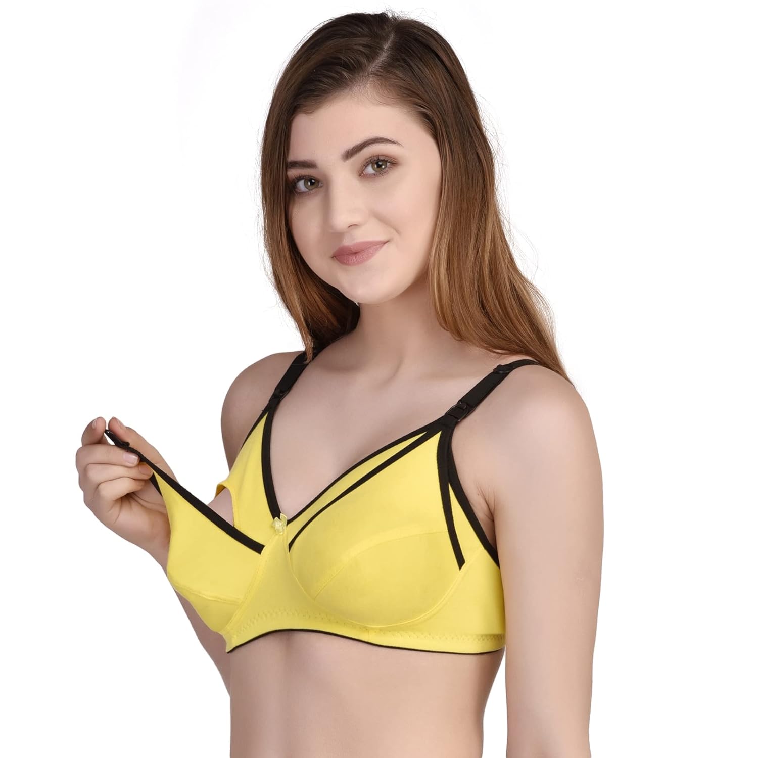 Desiprime Women Stylish Non Padded B Cup Feeding Bra