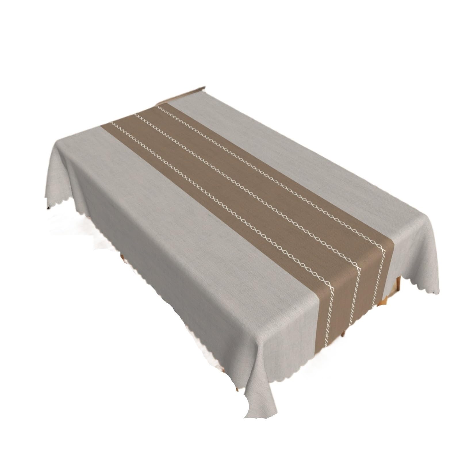 FonHNDG Striped Tablecloth Simple Striped Rectangle Tablecloth Birthday Party Wedding Picnic Wachable Table Cloth Home Hotel Restaurant Dining Cover(Color2,152x213cm)