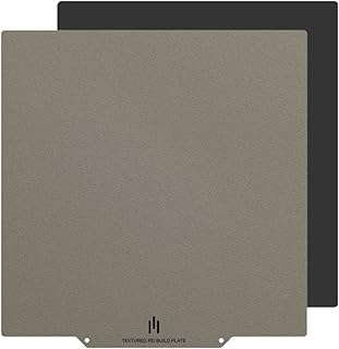 Lightyear 3d PEI Sheet Plate for Anycubic Kobra Max/ CR10 S4/ Formbot T-rex 2+/ Anycubic Chiron/Wombot Modus 3D Printers | Double-Sided Textured PEI Build Plate with Magnetic Base| 410x410mm