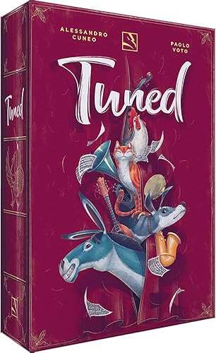 Juego de mesa afinado, juego de apilamiento de animales, juego de estrategia estilo Tic-Tac-Toe para adultos y adolescentes, a partir de 14 años, 2