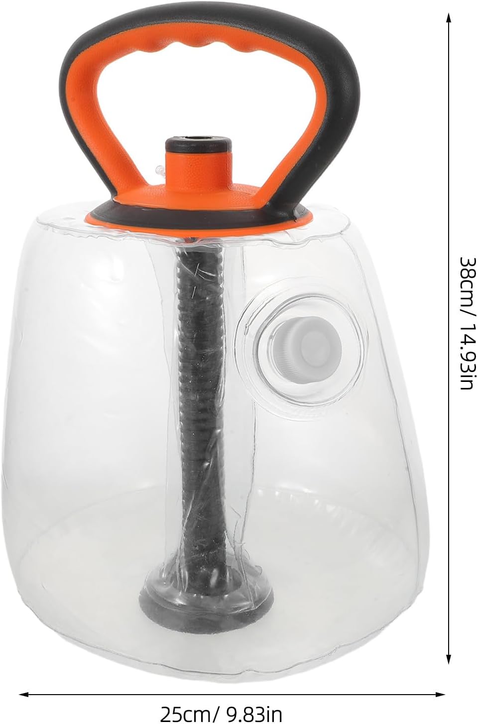 Water Aerobics Equipment: Water Filled Workout Kettlebell - Home Gym Leg Exercise Equipment for Squats and Glutes - Adjustable Resistance Kettlebell