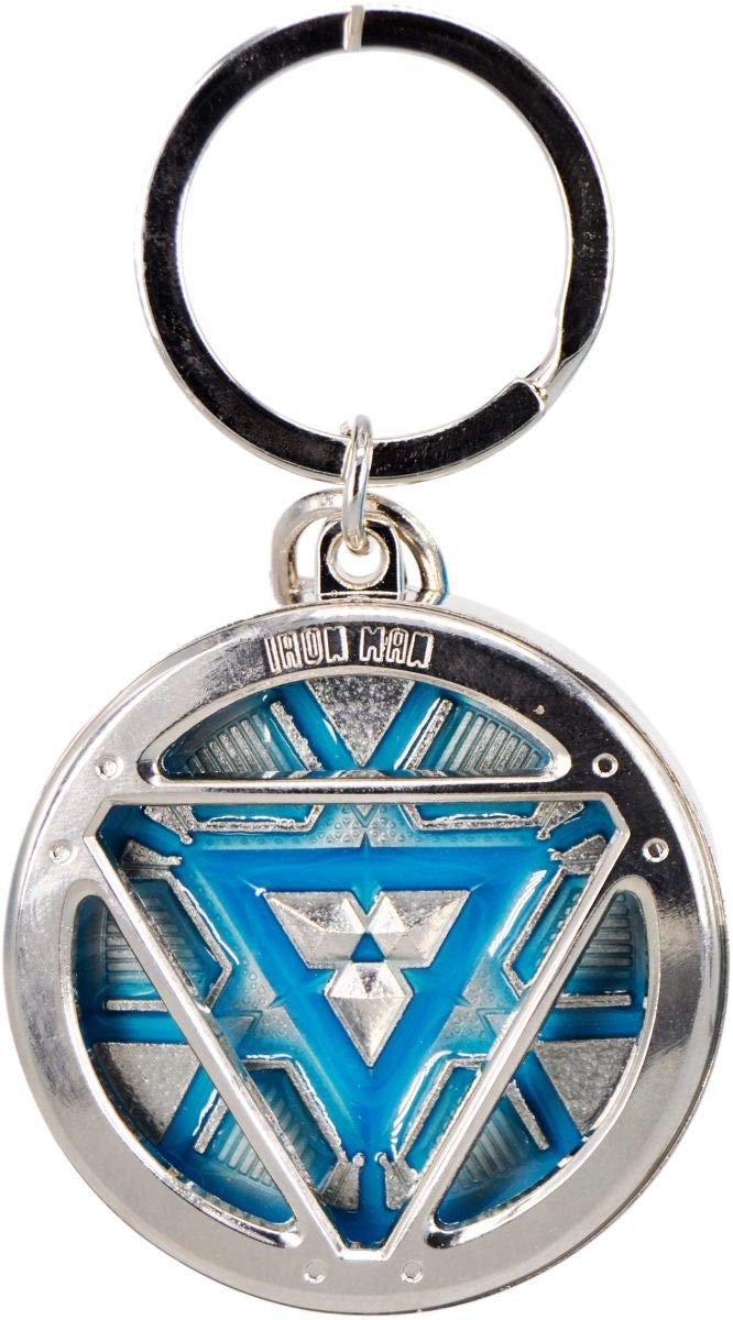 Marvel Avengers Iron Man Arc reactor Pewter Colored KeyChain Keyring