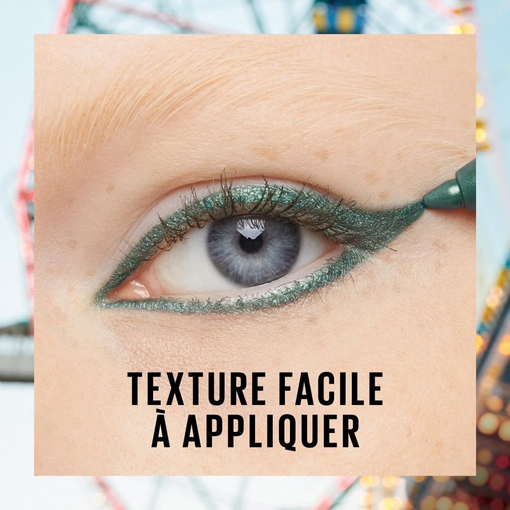 Maybelline New-York - Crayon Gel Yeux Effet Tatouage - Waterproof & Tenue 36h - Tattoo Liner - Teinte : Deep Onyx - 5