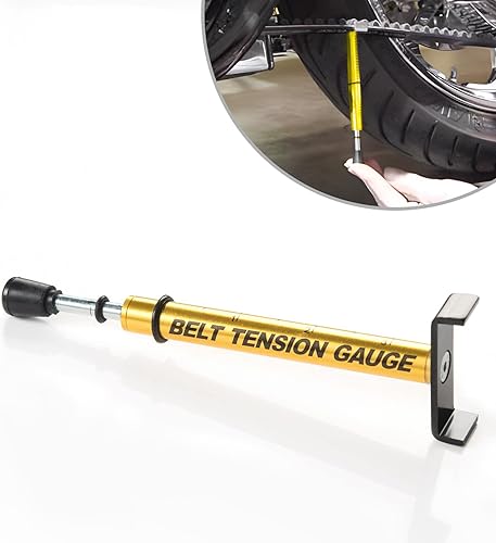 Miniatura 4 de KiWAV Tensor de tensión de correa de motocicleta universal de 10 libras compatible con Harley y bicicletas de transmisión por correa, herramienta de
