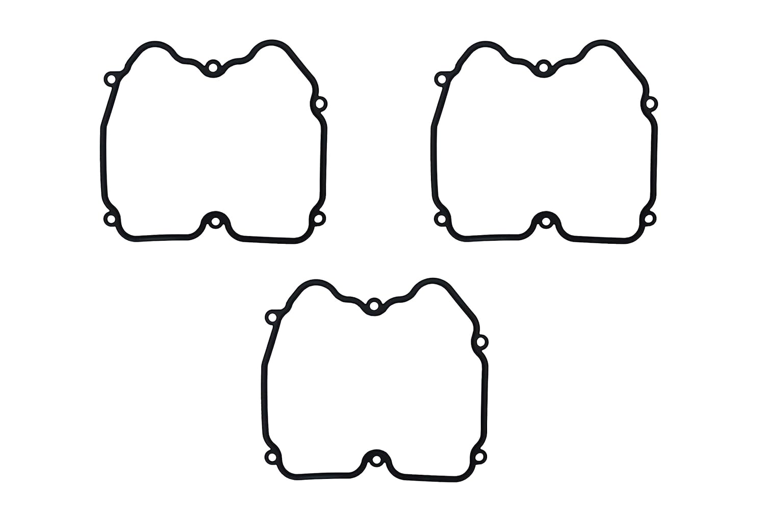 BTS-2429537 Valve Cover Gasket Set, Compatible with Caterpillar C15 C18 3406E, Aftermarket Replacement for OEM# 2429537, 3 PCS Set, Junta de Tapa de Válvulas