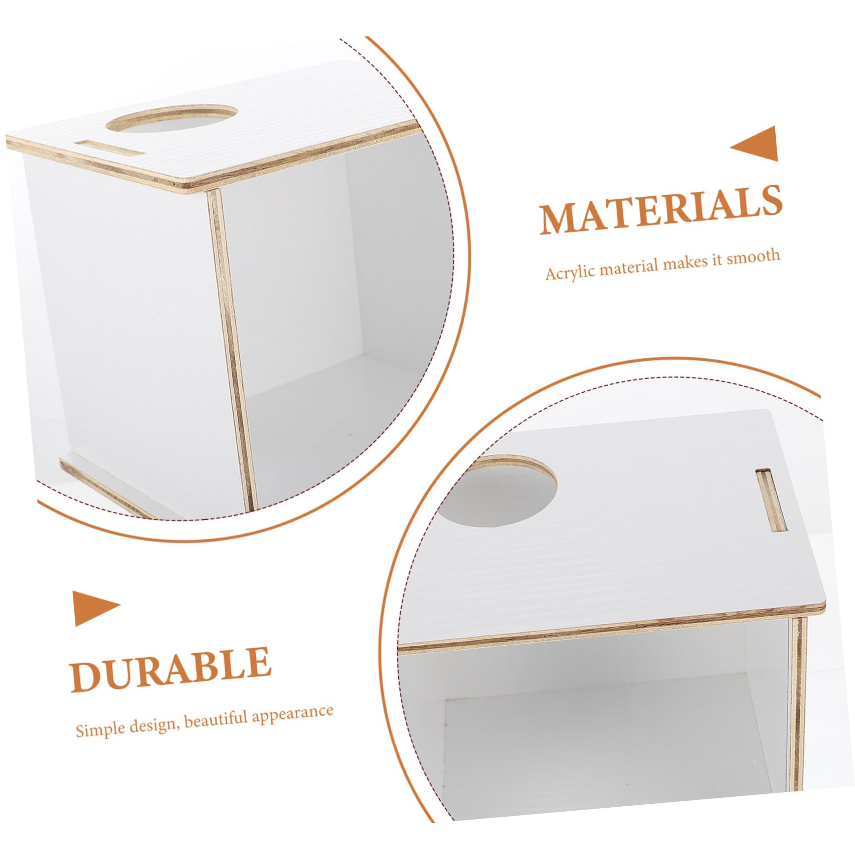 BESTonZON Multifunktions Sandbadebox für Hamster und Kleintiere, Weiß