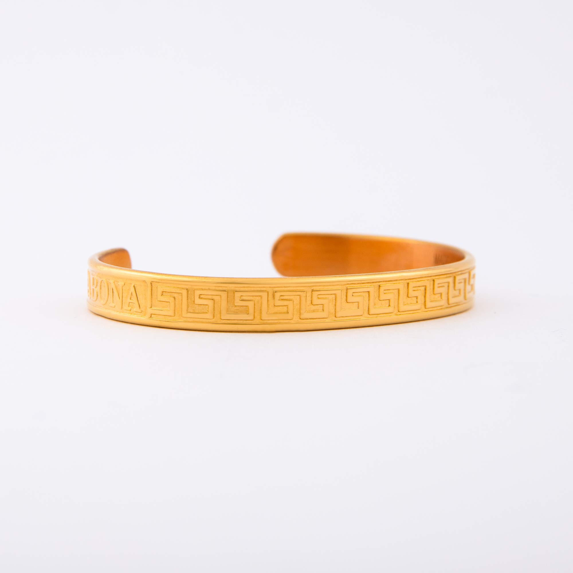 Bracciale Magnetico Rigido In Rame Color Oro – 6 Magneti Al Neodimio, Regolabile Per Polso 16-22 Cm (Palmae) - 3