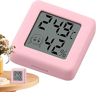 Room Thermo Meter for Home, Digital Temperature and Humidity Monitors with Hygrometer, Accurate Temperature Humidity Monitor, Humidity Gauge, Indoor Hygrometer Sensor Thaely