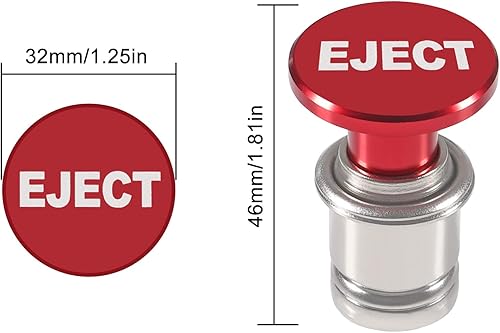 Miniatura 4 de 3 piezas EJECT Fire MISSILES - Cubierta de repuesto para encendedor de cigarrillos, botón de misiles de fuego, funda para encendedor de cigarrillos,