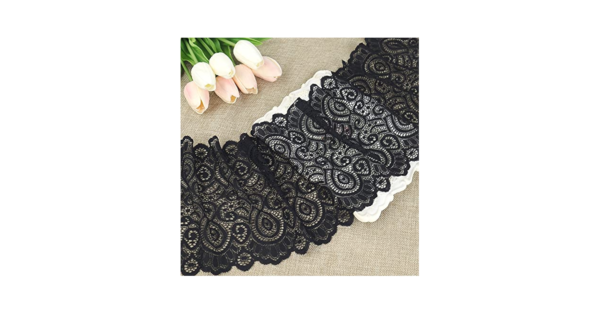 épine lace cotton panier black epine lace cotton panier パニエ ブラック 黒