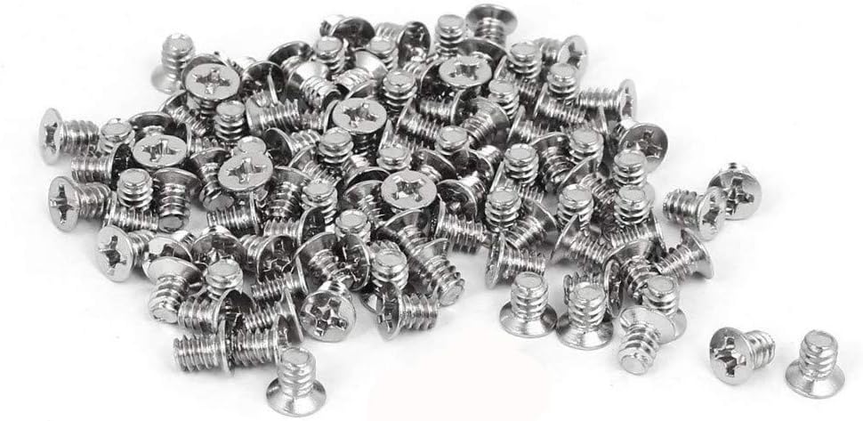 XJS Computer PC Case 2.5-inch HDD M3x5mm Flat Phillips Head Hard Drive Screw 100pcs