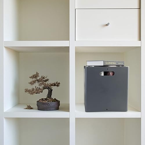 Miniatura 6 de Paquete de 4 cubos de almacenamiento plegables de plástico, cubos de almacenamiento plegables grises