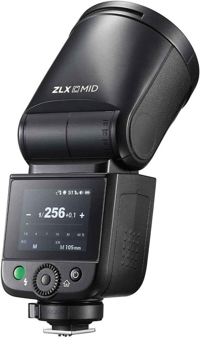Flashpoint Zoom Li-ion X Mid R2 TTL Round Flash for Canon, Godox V1mid