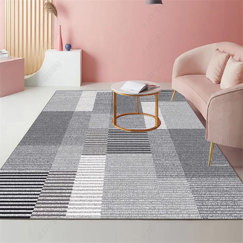 Tapis d'entrée antidérapant et lavable | Confort géométrique doux pour votre intérieur