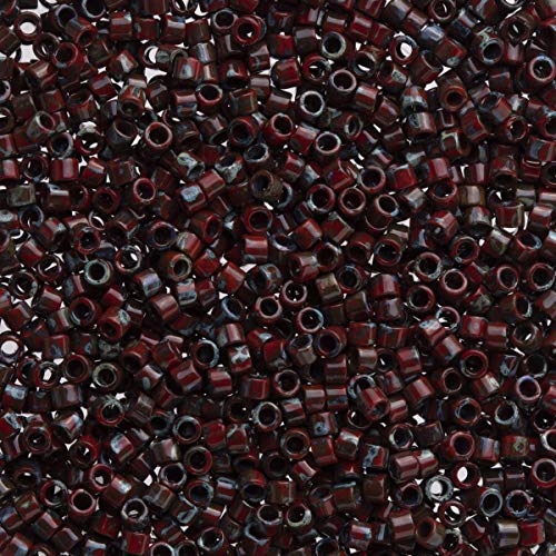 Miyuki Delica Seed Beads Bundle: Size 11/0, Earth Picasson Palette Collection DB2263, DB2264, DB2265 - Thumbnail 2
