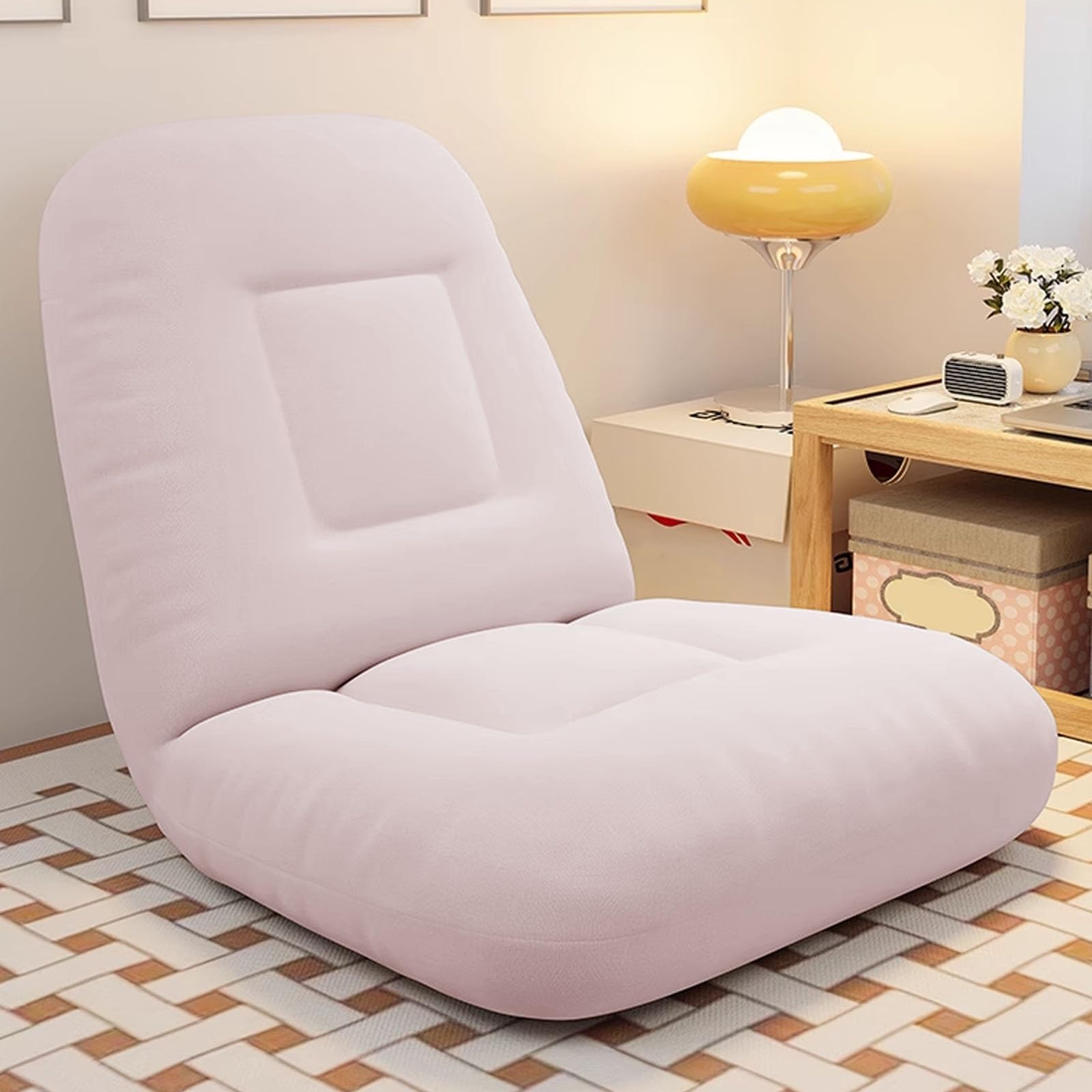 Sedia da pavimento pieghevole per giochi, lettura, meditazione e relax a casa, sfoderabile, facile da lavare, comodo divano pigro per il massimo relax