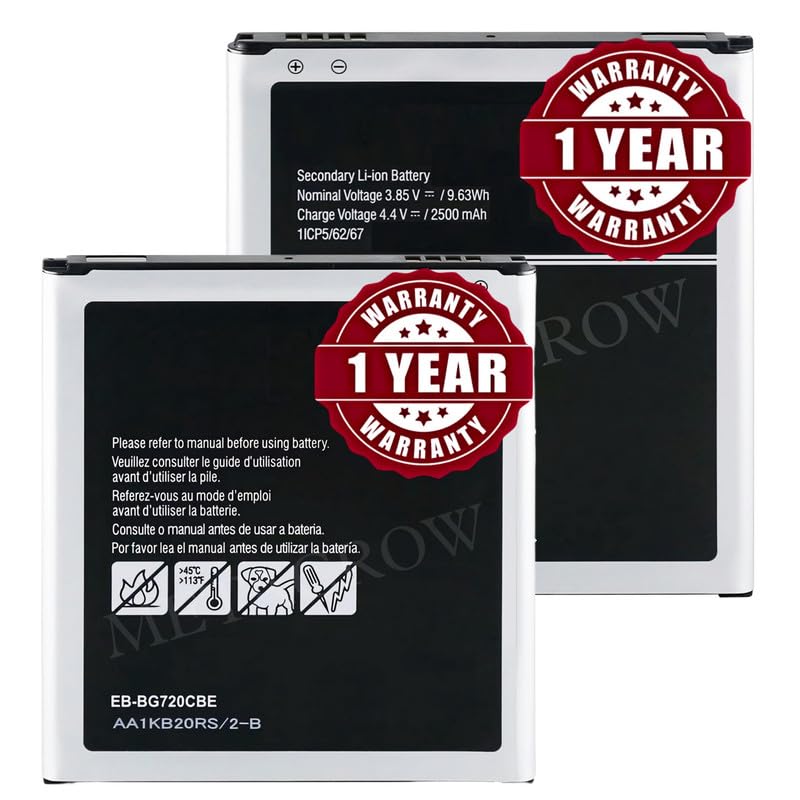 Image of Original EB-BG720CBE Battery Compatible for Samsung Galaxy Grand Max - (2500mAh) - 1 Year Warranty CD3