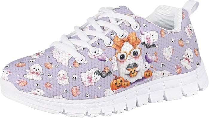 Running Gym Shoes Girls Cute Tennis Shoes Little Kids Lace Up Sneakers