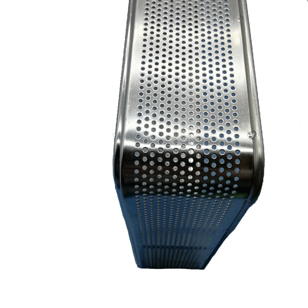 Cestini per sterilizzazione, vassoi perforati in acciaio inossidabile 304, rete da 2 mm per uso medico ospedaliero, ideali per sterilizzazione di strumenti (40 x 30 x 7 cm)