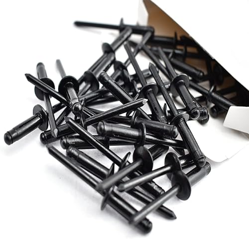 50 remaches ciegos de aluminio de 316 x 1 pulgada, remaches negros de triple pliegue para kayak, canoa y accesorios de barco disponible en Yaxa El Salvador