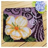 Kit de Alfombra de Ganchillo Conjunto de Bordado de alfombras, Estampado de Pisos de Bordado de patrón Impreso, Kit de Hilo de Ganchillo de Bricolaje para niños Adulto Crafts for Kids