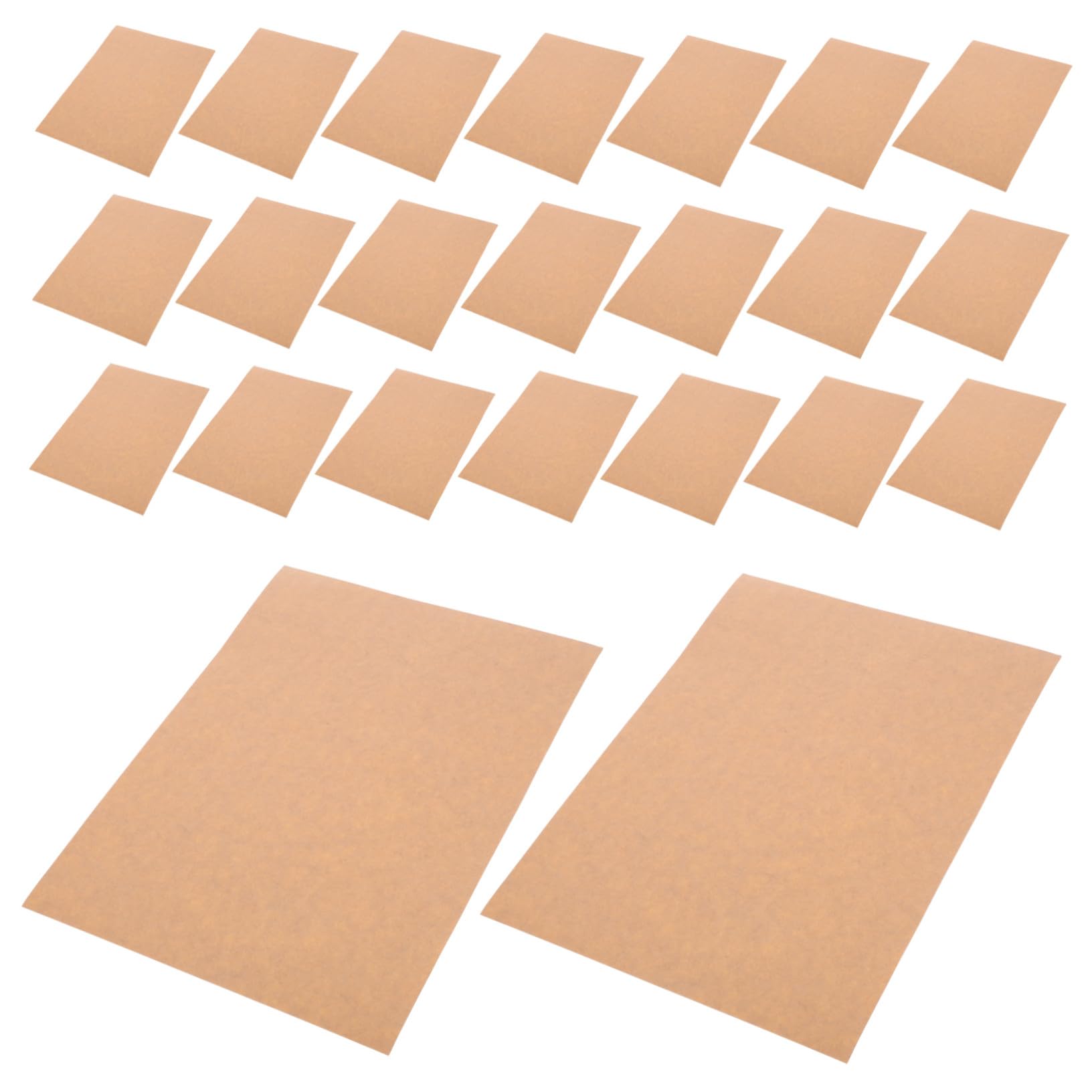 50 fogli Etichette Autoadesive in Carta Kraft Scrivibile e Stampabile Adesivi Kraft per Stampanti Laser e Inkjet Facili da Staccare e Applicare per Progetti Creativi e Ufficio