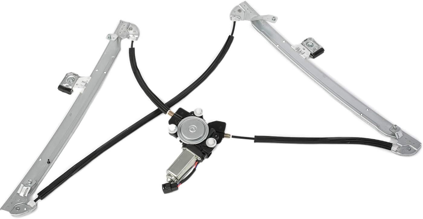 Front Left Driver Side Power Window Regulator with Motor Assembly - Compatible with 2004-2007 Chrysler Town & Country Dodge Caravan Grand Caravan - 741-534