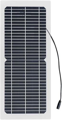 Miniatura 2 de XINPUGUNAG Kit de panel solar de 18 V 10 W, cargador de batería semi-flexible de célula monocristalina DIY módulo conector DC 12 V 5 V USB