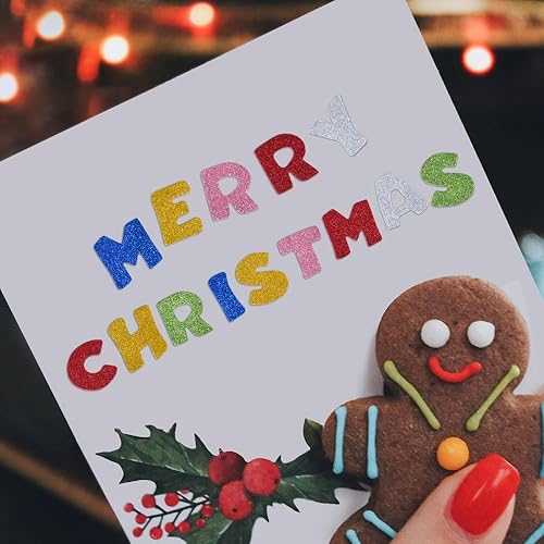 Miniatura 5 de Calcomanía autoadhesivas de espuma con purpurina con diseño de las letras del alfabeto A-Z para niños, juguetes creativos, manualidades, álbumes de