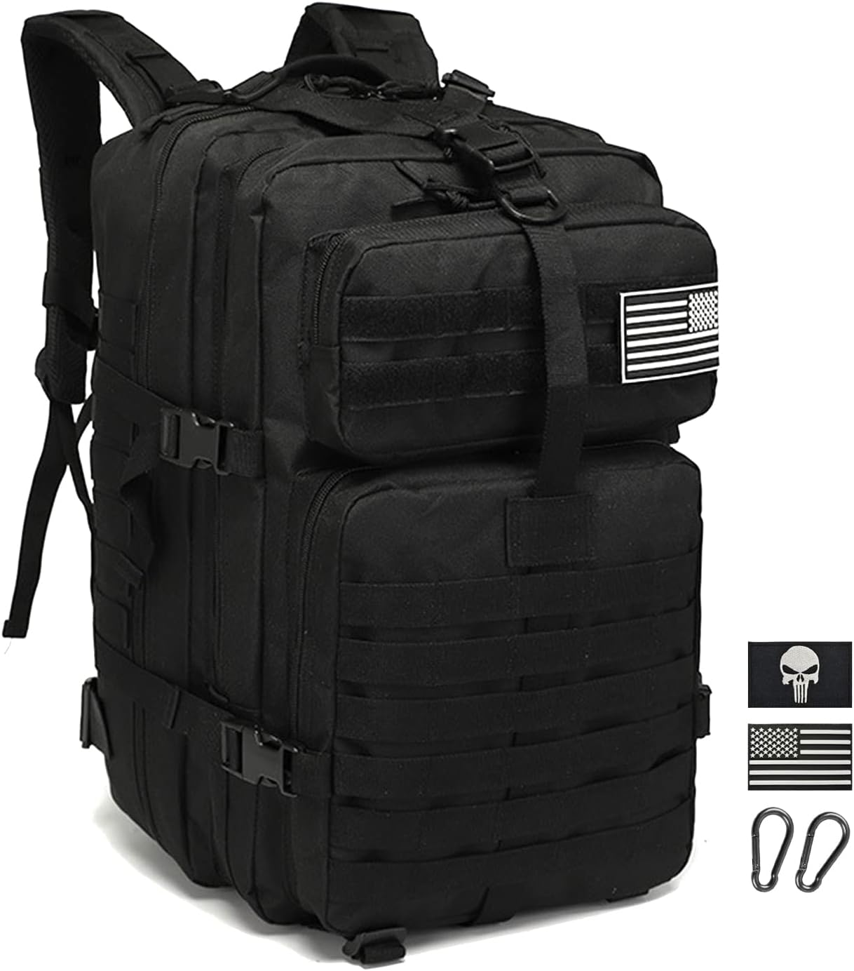 Tactical Military Backpack for Man, COSCOOA Waterproof Army Assault Pack Rucksack Hiking Laptop Backpack 3 Day Bug Out Bag