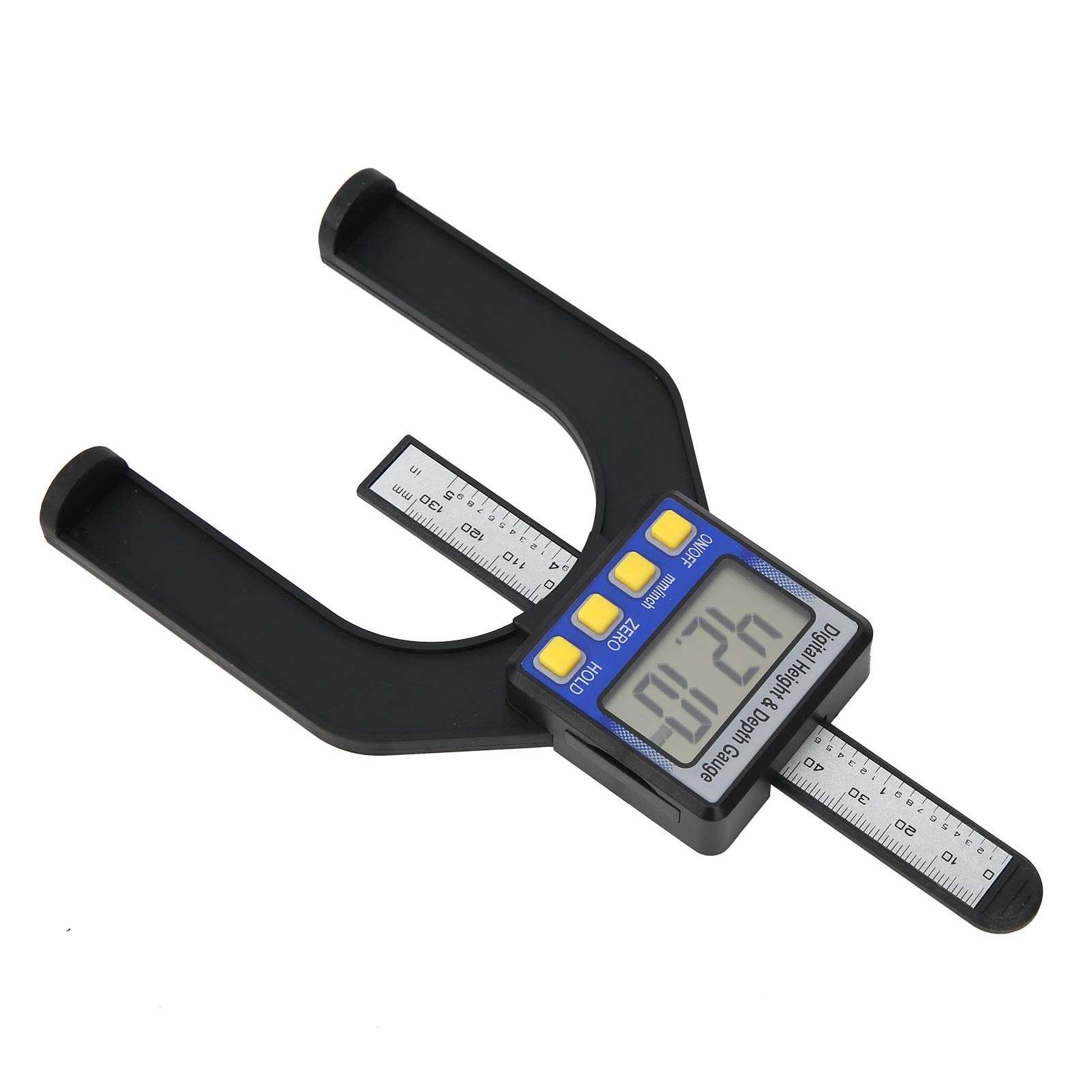 Misuratore di Altezza Digitale 0‑80 Mm Misuratore Elettronico di Altezza e profondità Strumento di Misura per Righello per la Lavorazione del Legno