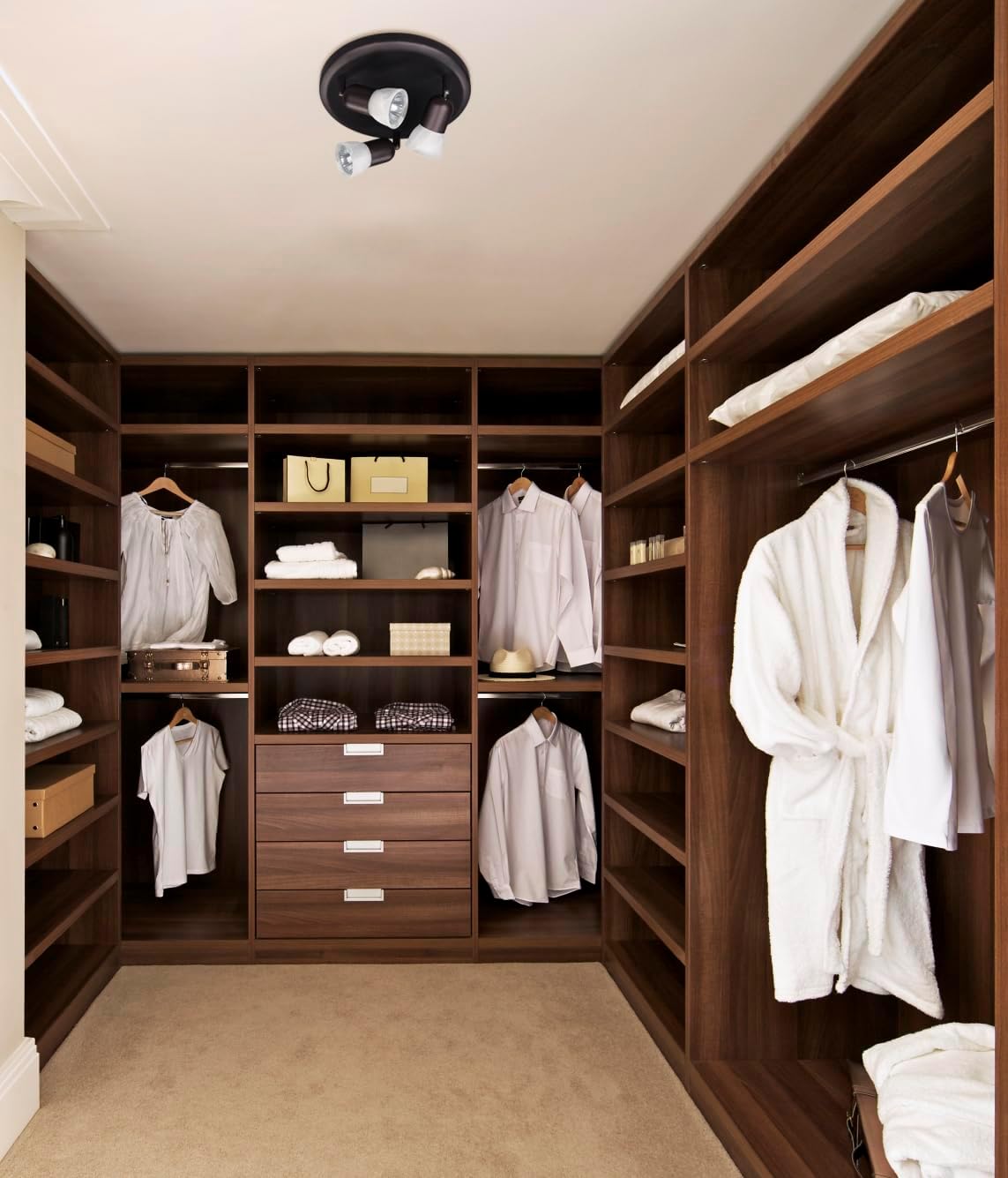 CANARM LTD. ICW356A03ORB10 James 3 Bulb Ceiling/Wall Light, Oil Rubbed Bronze