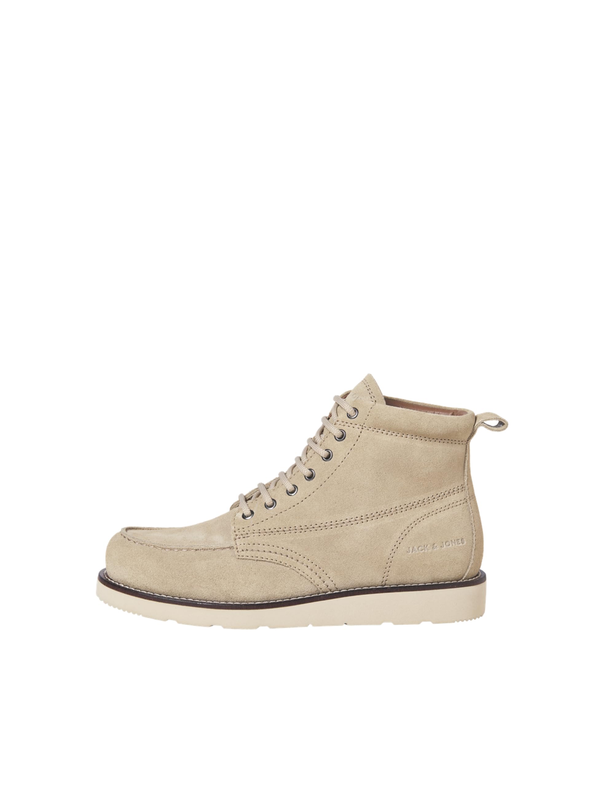 JACK & JONES Men's Jfwtoronto Suede Boot Styd LnJfwtoronto Suede Boot Styd Ln, White Pepper, 6 UK