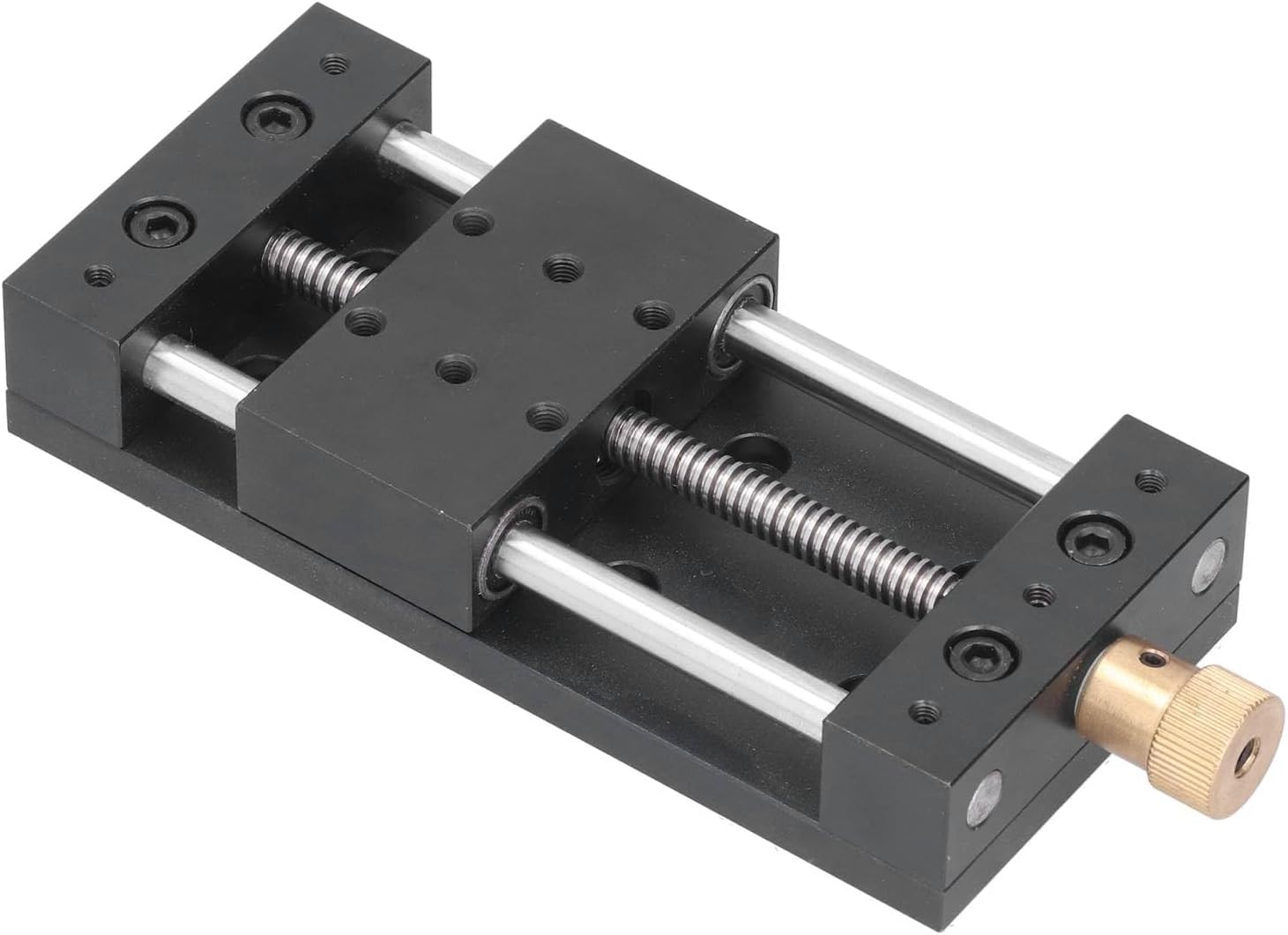 75mm Manual Linear Stage Actuator Aluminum Alloy Slide Rail for Precision Machining CNC Equipment and Measurement Positioning
