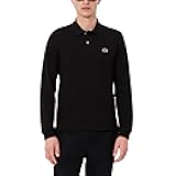 Mens Classic Long Sleeve Pique Polo Shirt