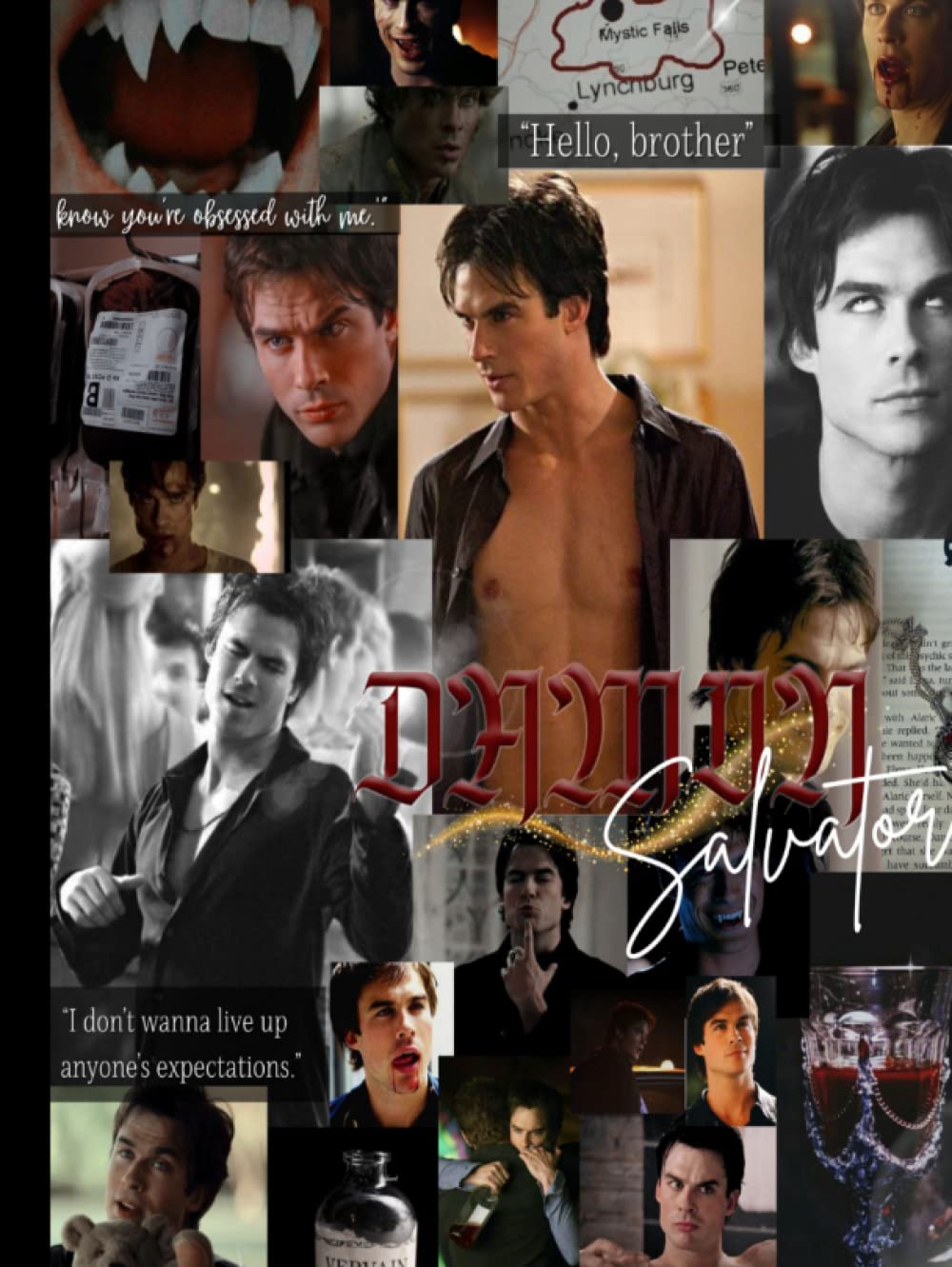 TVD Damon Salvator: Line Notebook