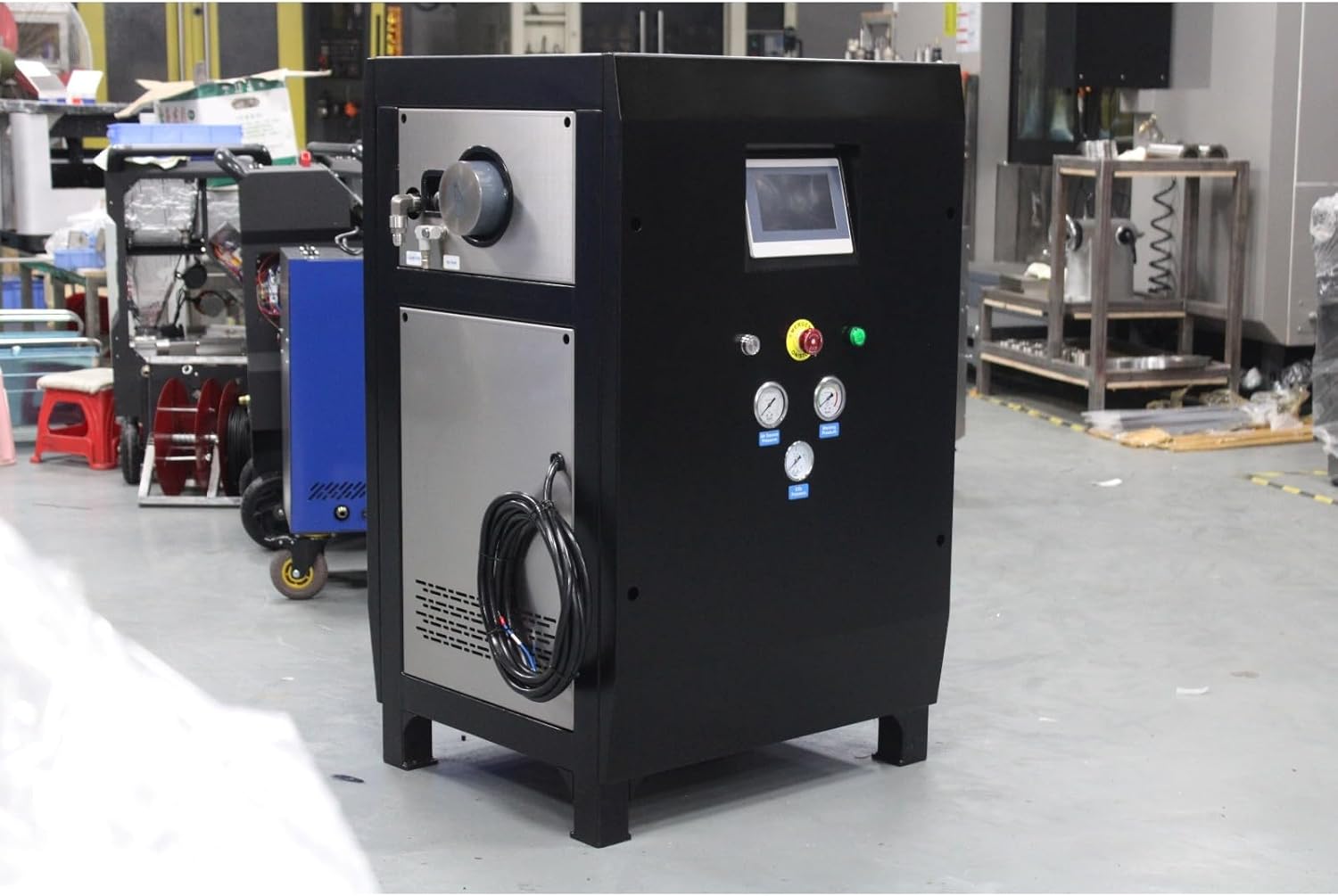 Special Designed Dry Ice Blasting Machine Solid Industrial Blaster with Pressure Monitoring Function for Diverse Industrial Cleaning Requirements and Different Material Surface Treatment