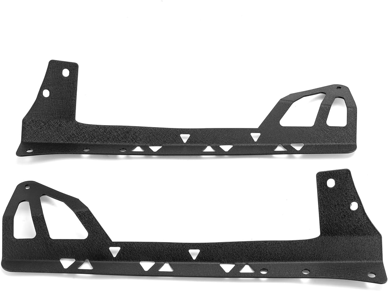 Windshield Frame Mounting Roof A-Pillar Light Bracket Fit 52” LED Light Bar Compatible with Jeep Wrangler JK 2007-2017