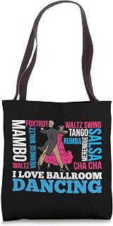 I Love Ballroom Dancing Dance Practice Tote Bag
