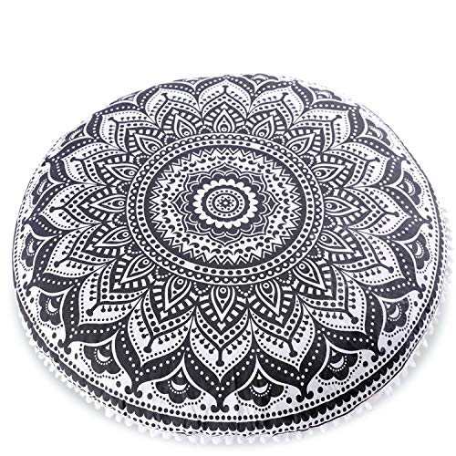 Mandala Life ART böhmiskt runt örngott - 75 cm